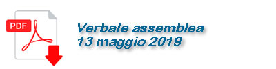 Verbale assemblea 13 maggio 2019