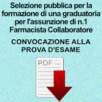 CONVOCAZIONE ALLA PROVA DI ESAME