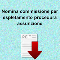 nomina commissione assunzione