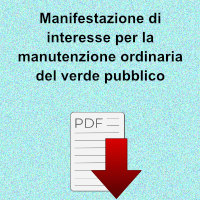 manif di interesse verde pubblico