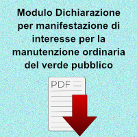 modulo manif di interesse verde pubblico