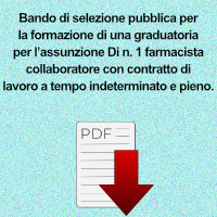 bando assunzione