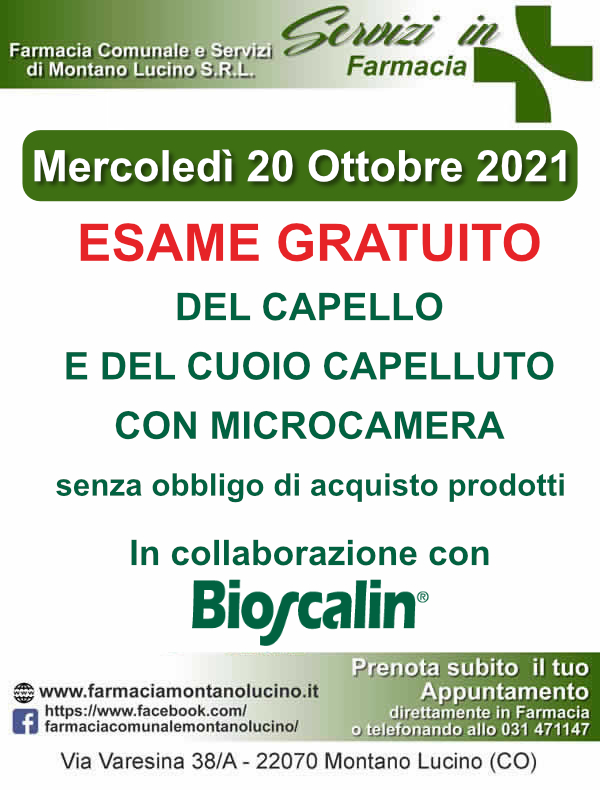 Esame capelli 20 10 21