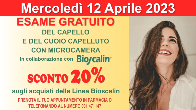 esame capello bioscalin 12 04 23