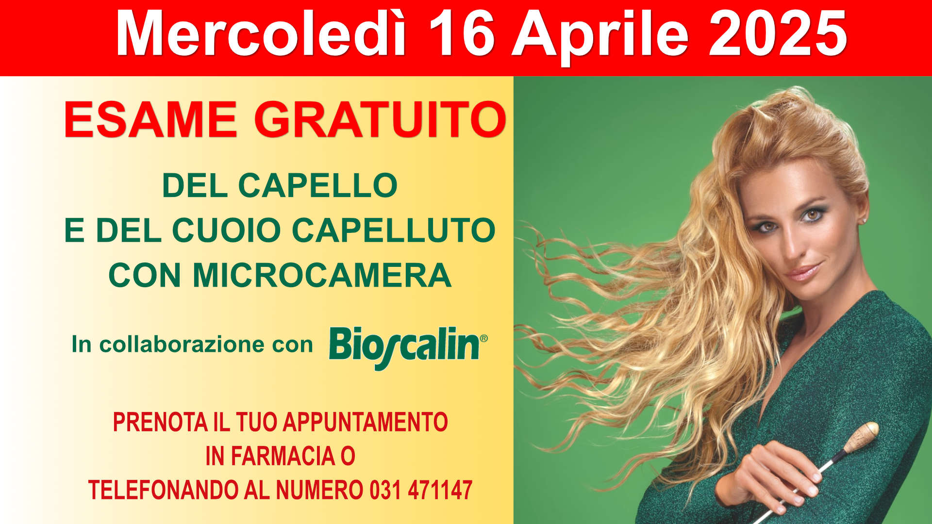 esame capello senza sconto bioscalin monitor